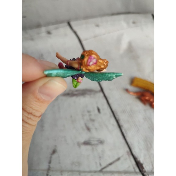 Safari LTD 2008 Fairy Girl Figure Violet Fantasy Mythical Figure W/dragon - Picture 5 of 8